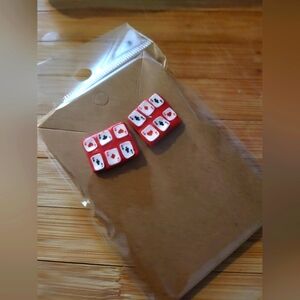Playing Card Earrings